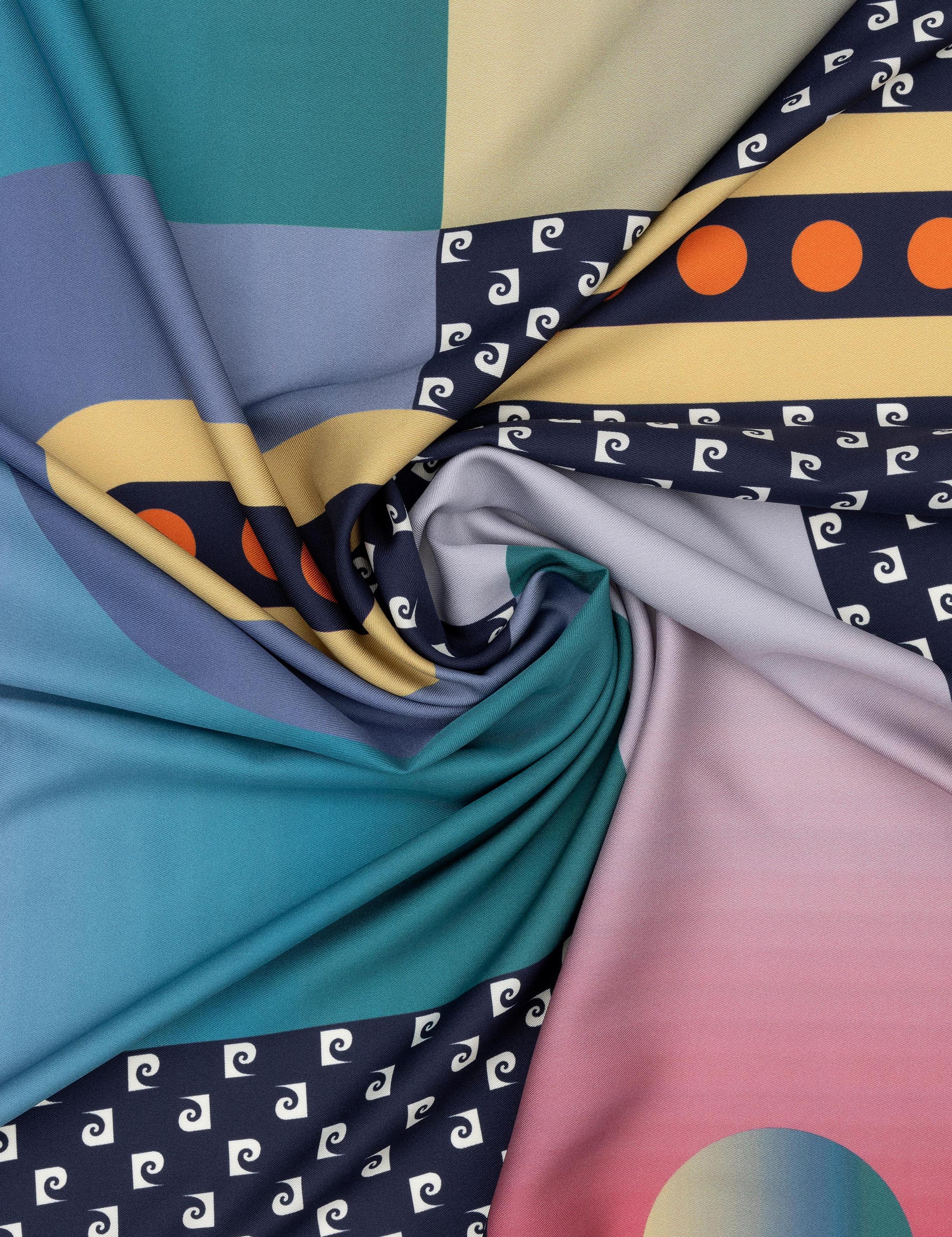 İndigo Tivil Eşarp