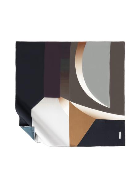 Kahverengi Tivil Eşarp - 50302554003