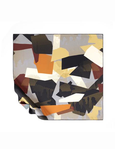 Kahverengi Tivil Eşarp - 50302557004