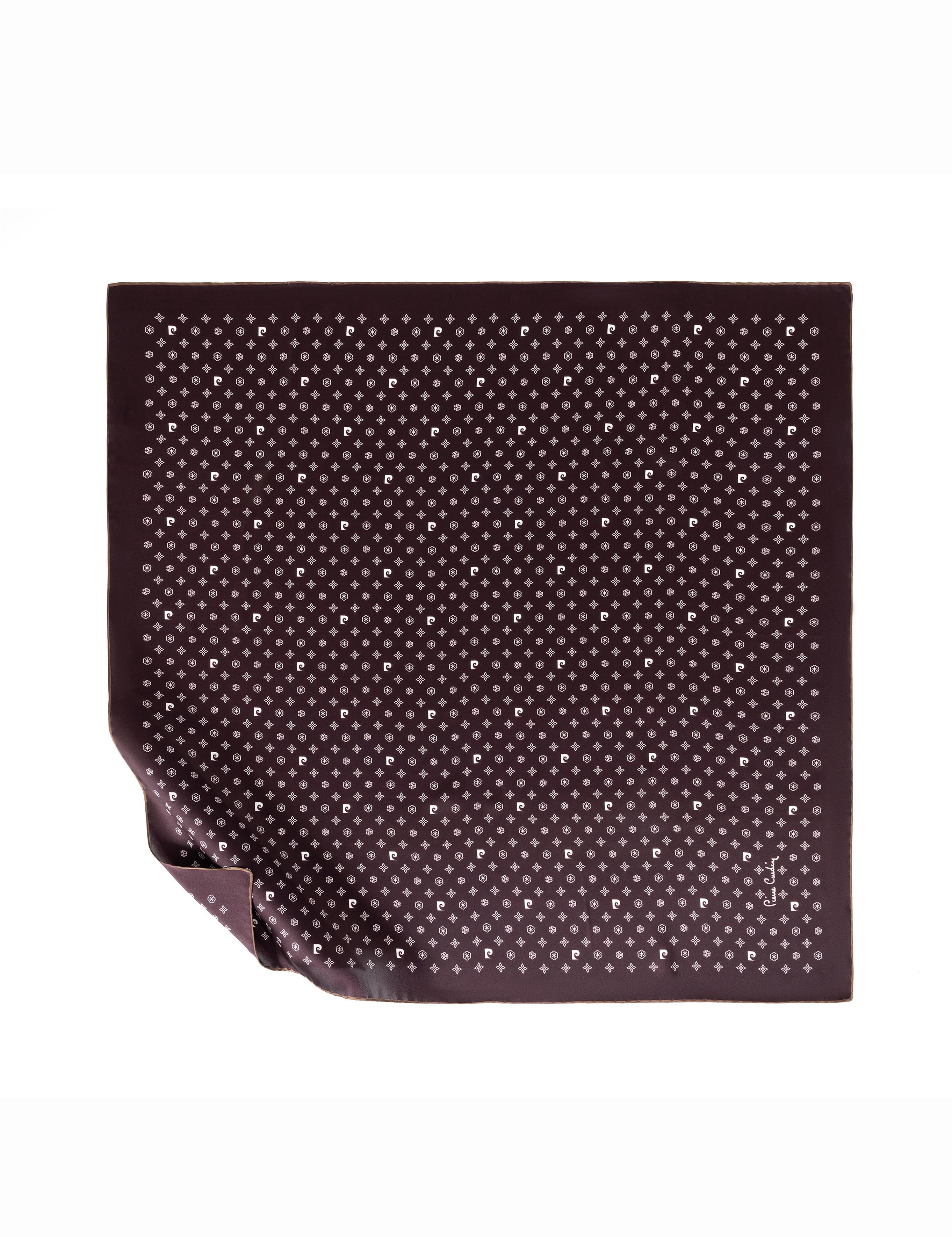 Siyah Krep Saten Eşarp