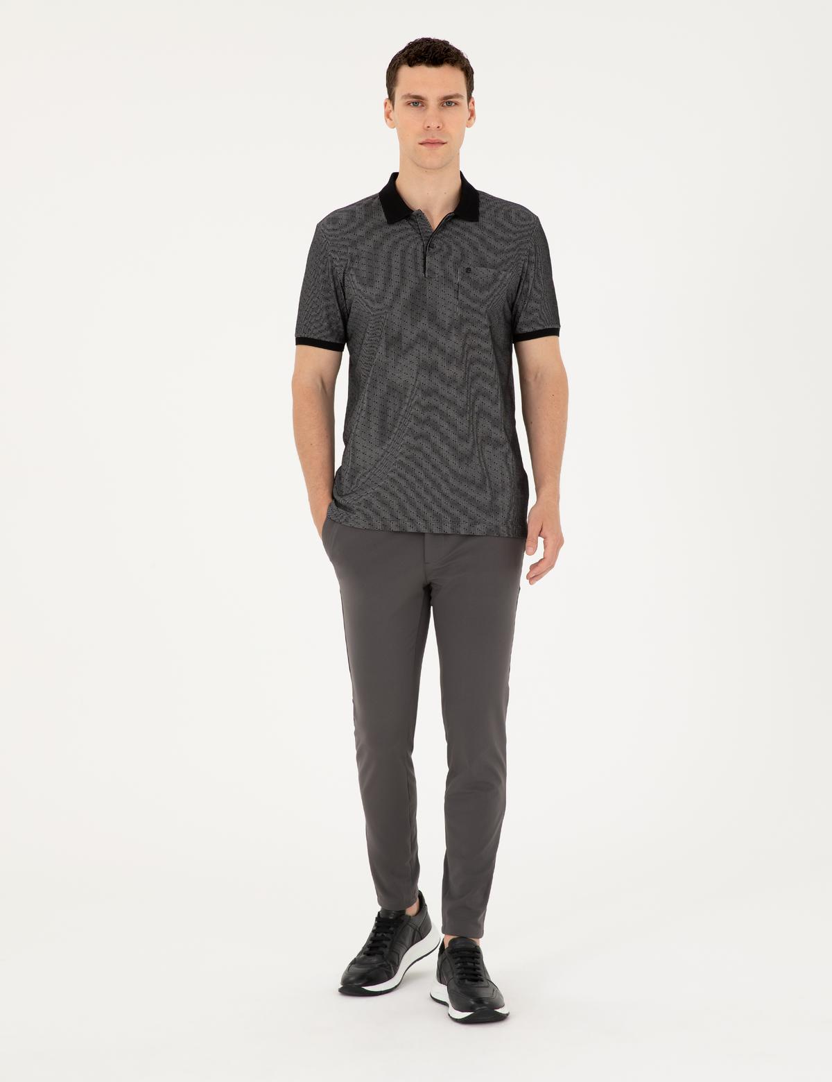 Siyah Regular Fit Tişört - 50284321029