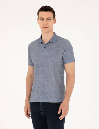 Lacivert Slim Fit Tişört