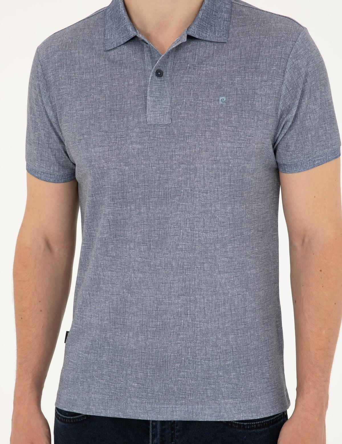 Lacivert Slim Fit Tişört - 50288925002