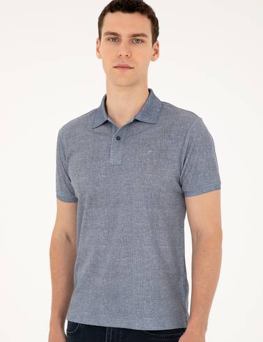 Lacivert Slim Fit Tişört