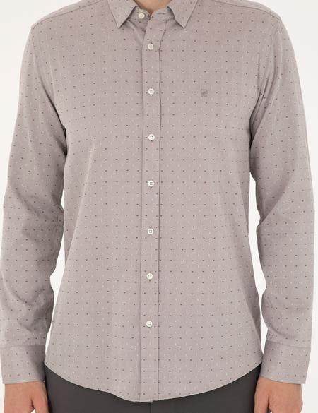 Kahverengi Slim Fit Gömlek - 50226771001