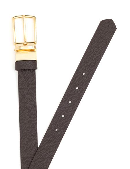 Kahverengi Çift Taraflı Kemer - 50294936003