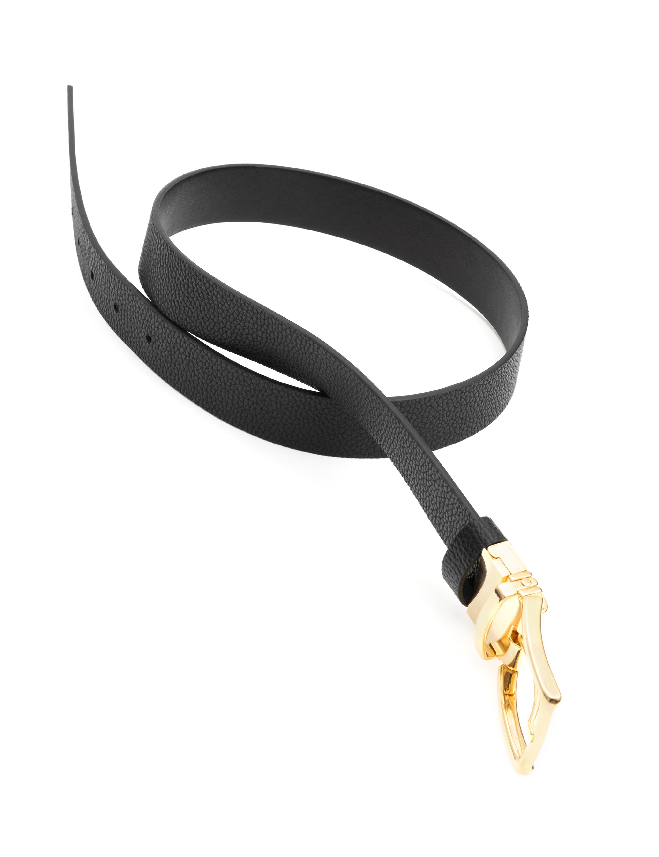 Siyah Çift Taraflı Kemer