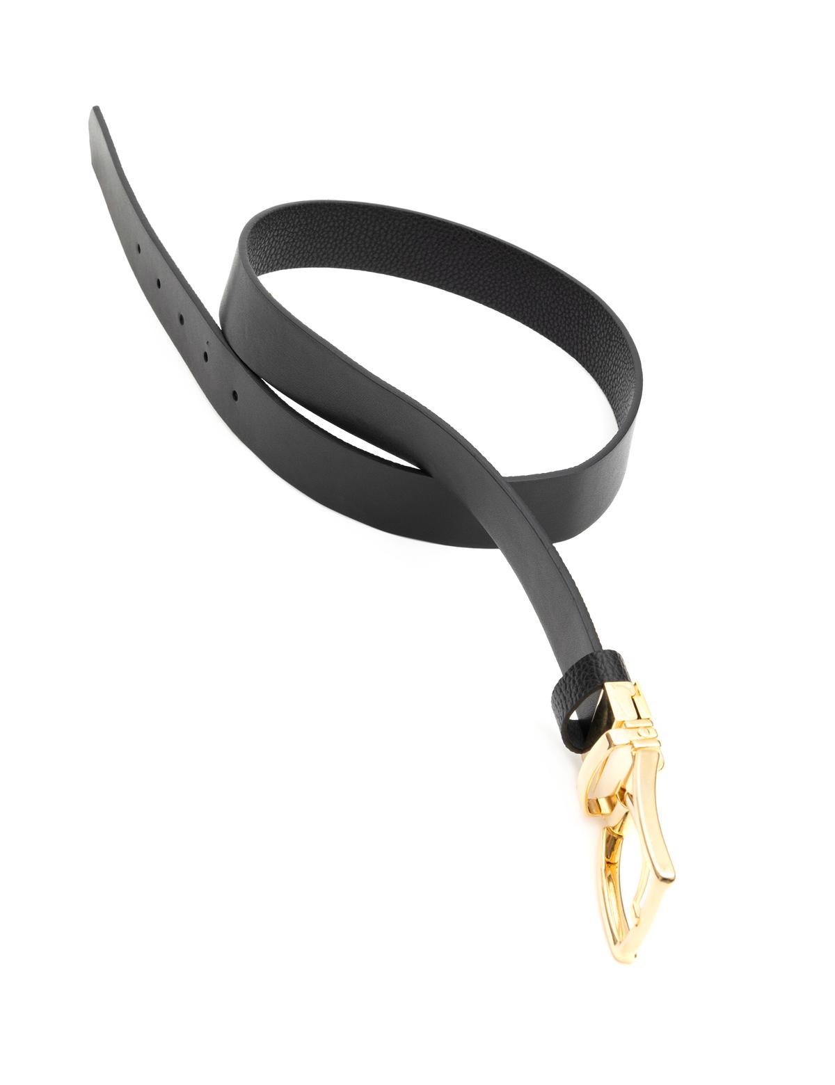 Siyah Çift Taraflı Kemer - 50294936004