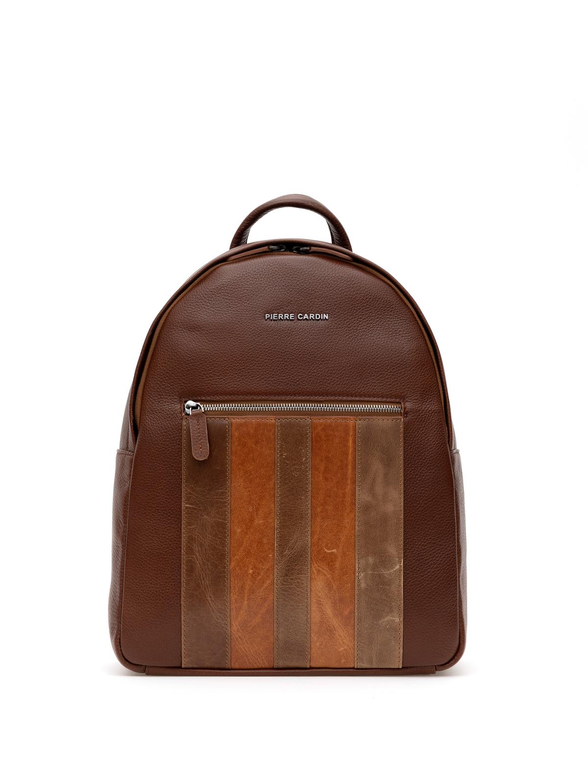 Erkek Taba %100 Deri Sırt Çantası - 50288741001