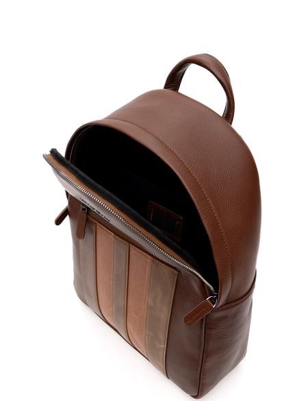 Erkek Taba %100 Deri Sırt Çantası - 50288741001