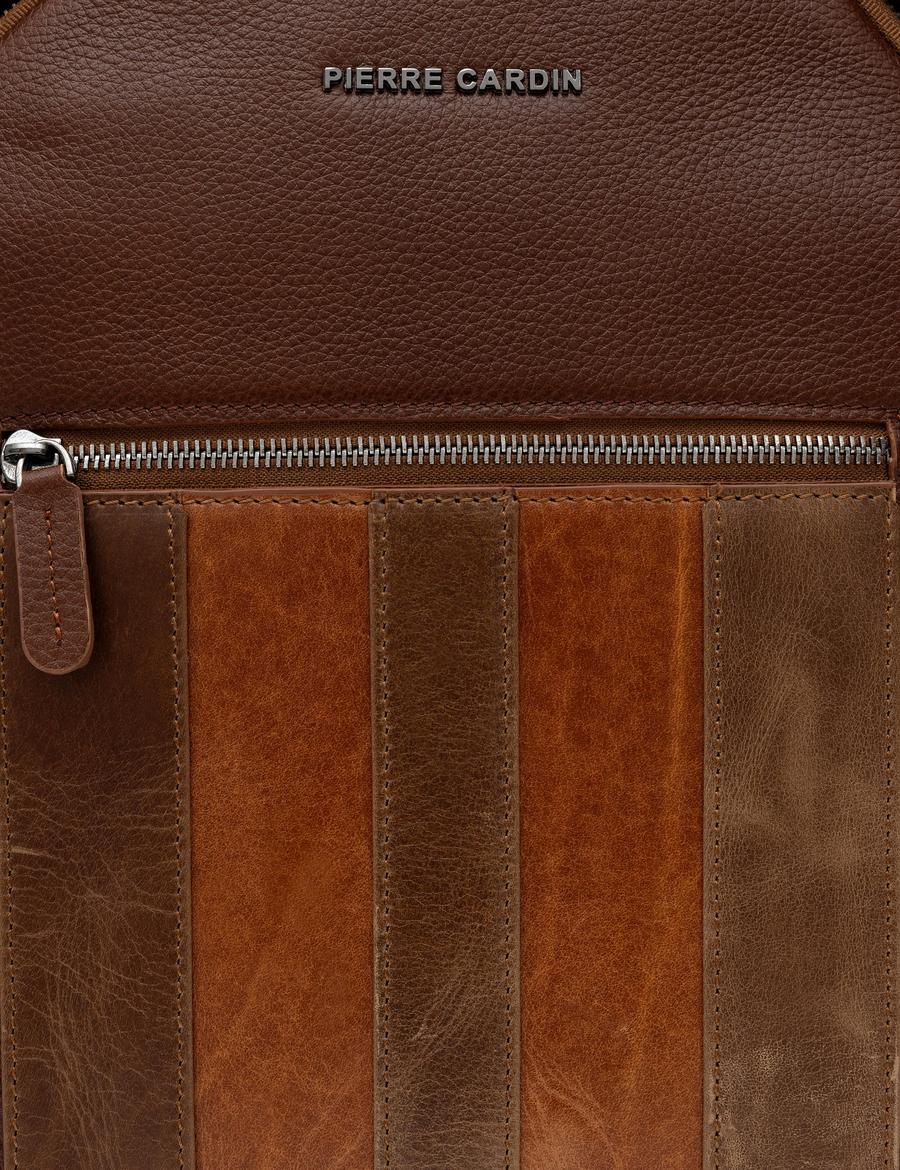 Erkek Taba %100 Deri Sırt Çantası