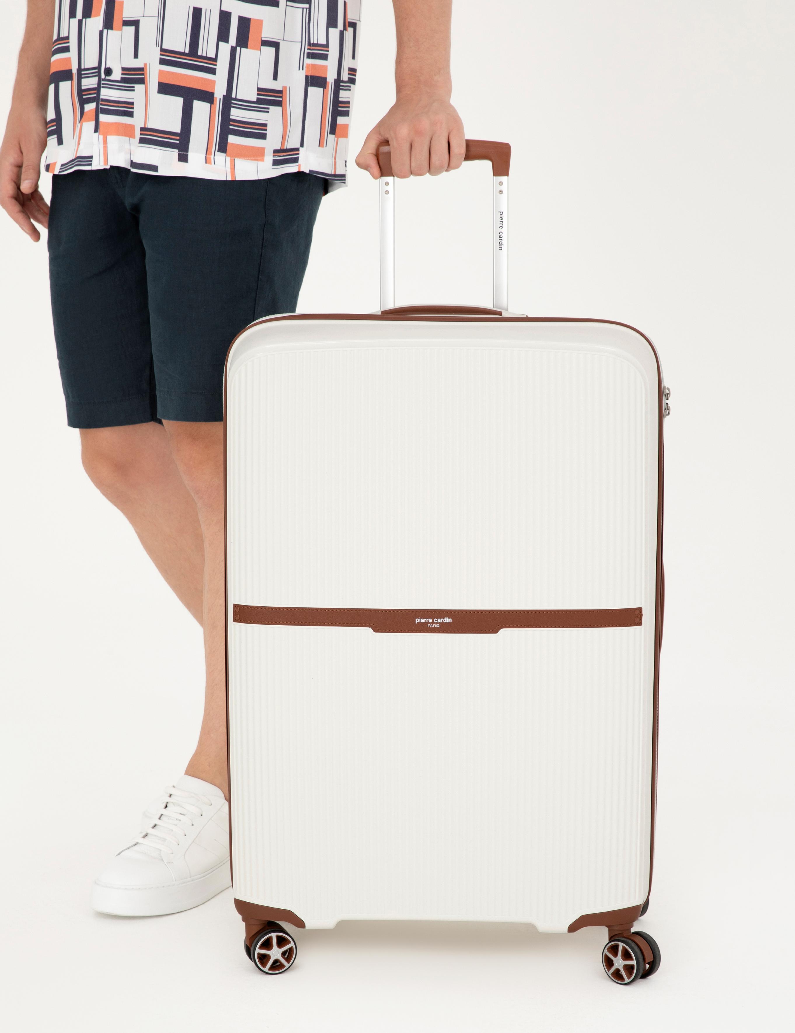 Bej Büyük Boy Valiz