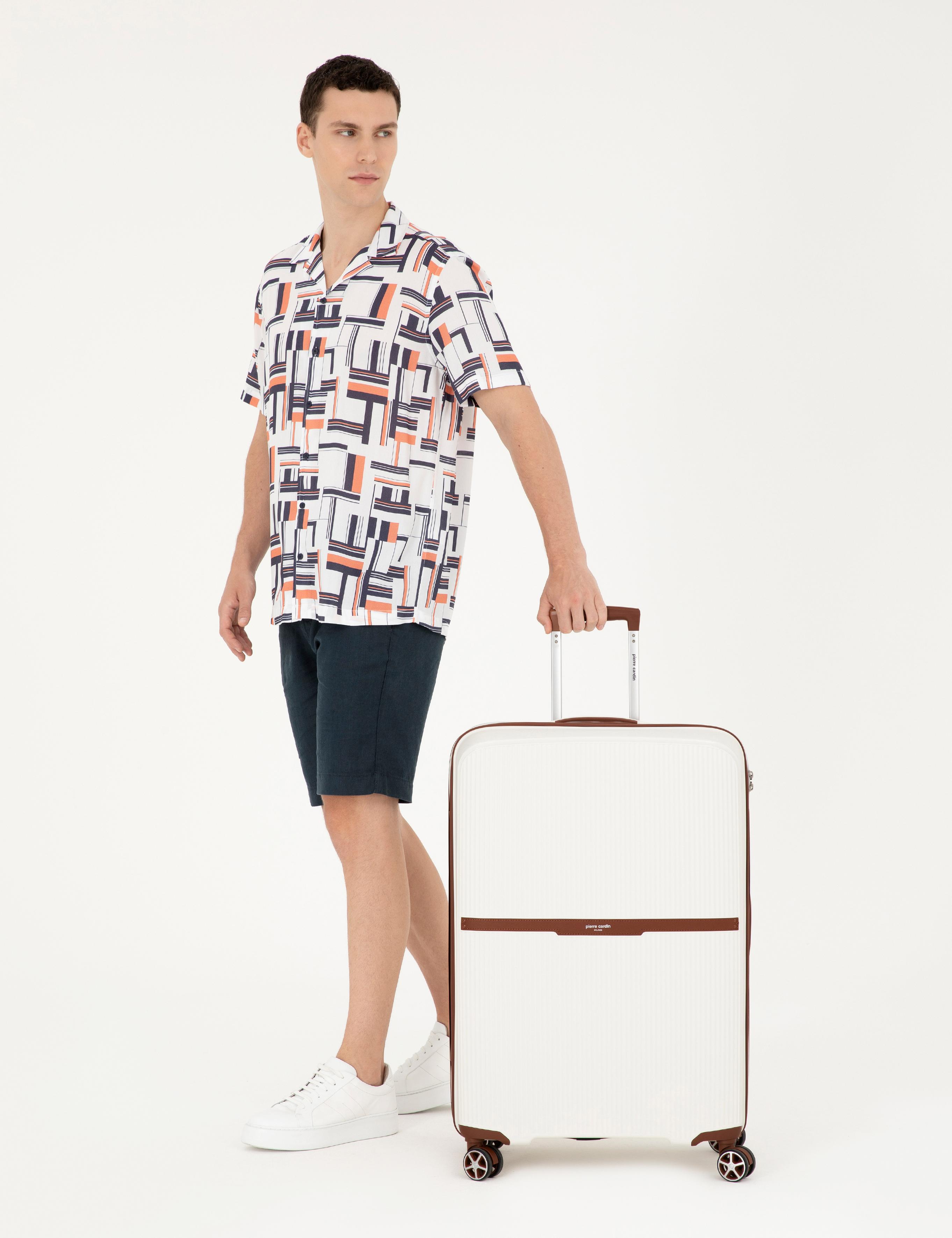 Bej Büyük Boy Valiz