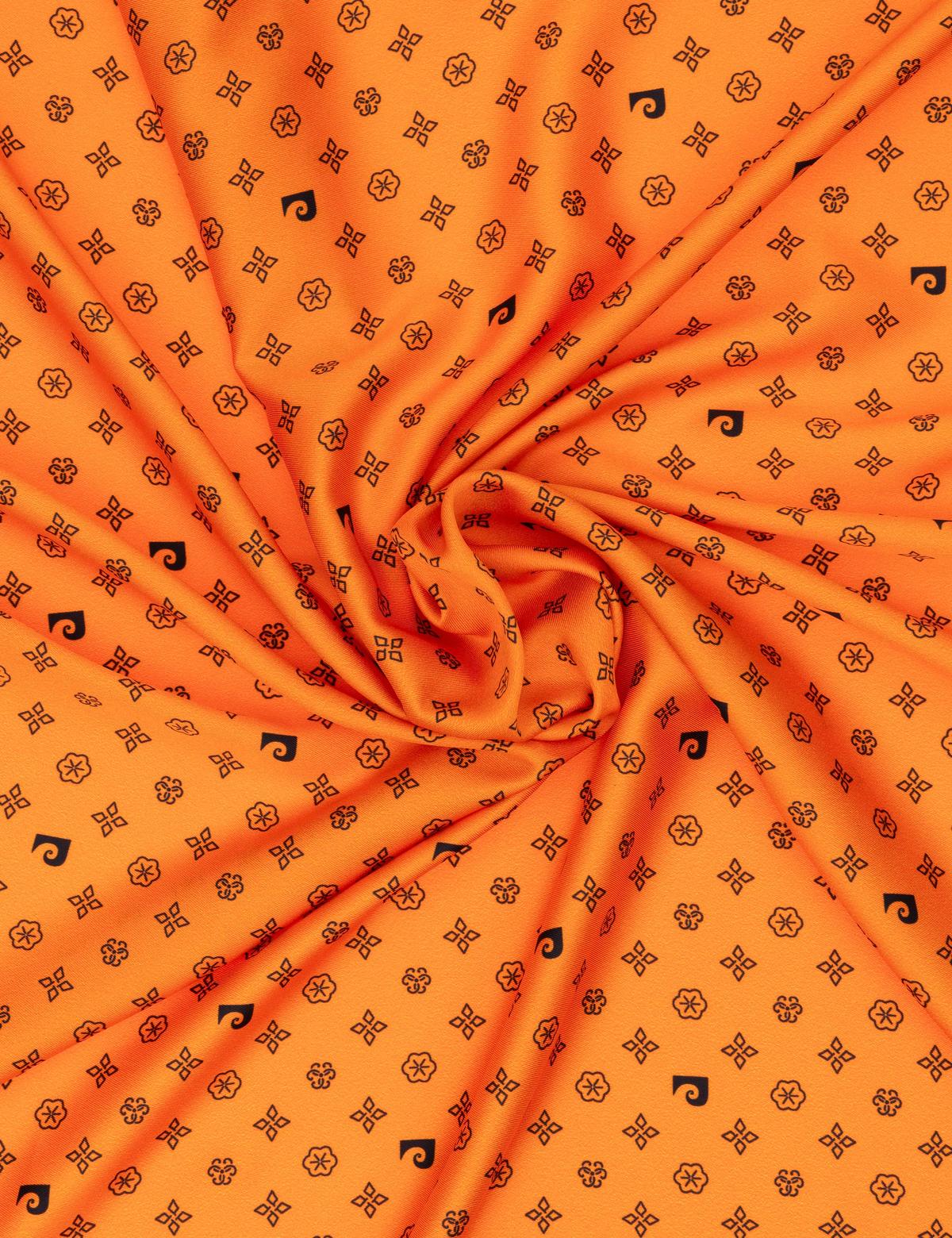 Turuncu Tivil Eşarp - 50302551009