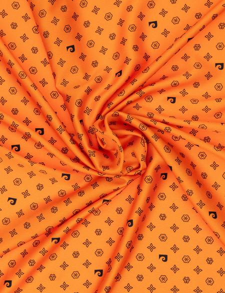 Turuncu Tivil Eşarp - 50302551009