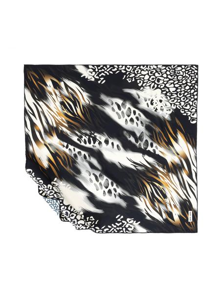 Siyah Tivil Eşarp - 50302558003