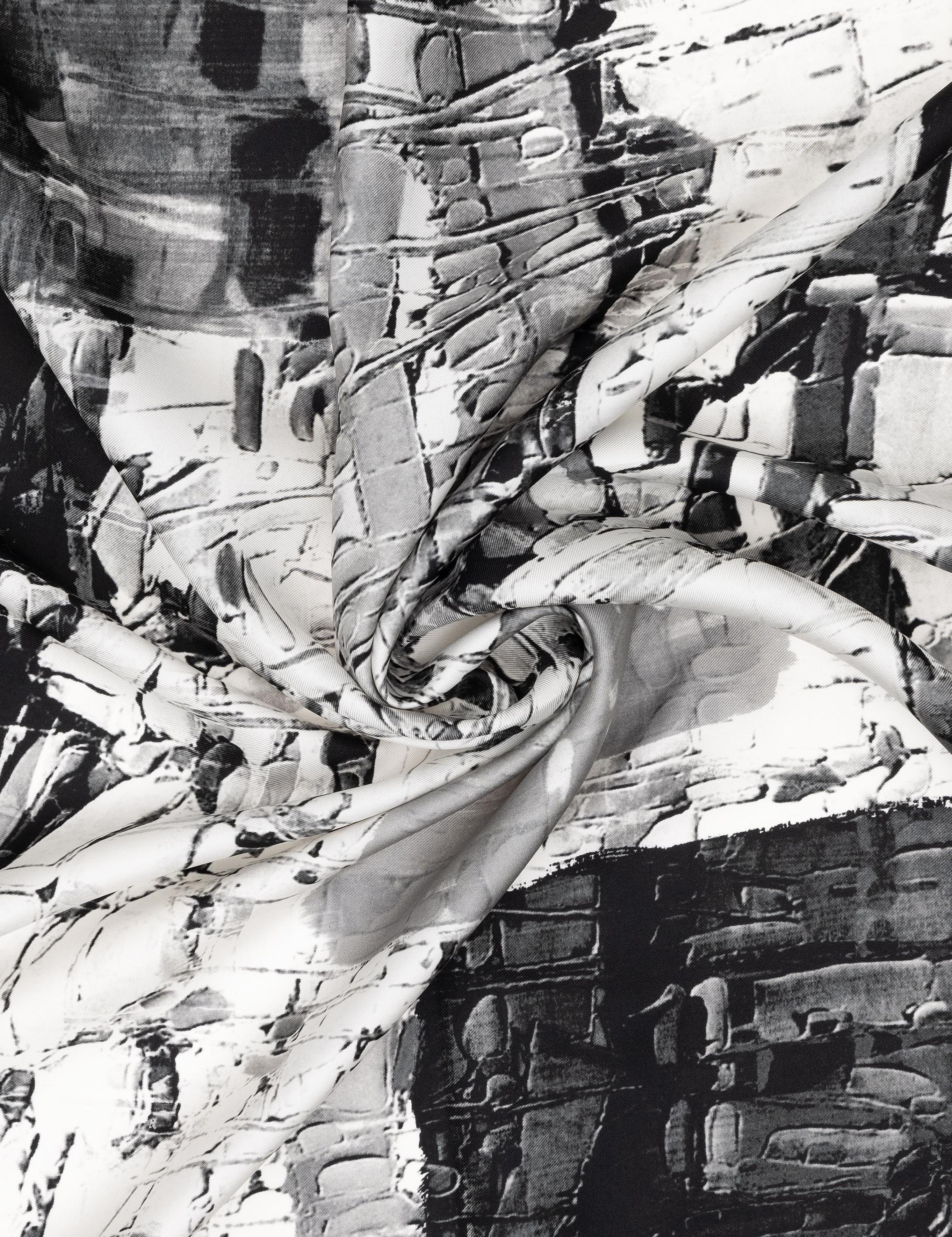 Siyah İpek Tivil Eşarp