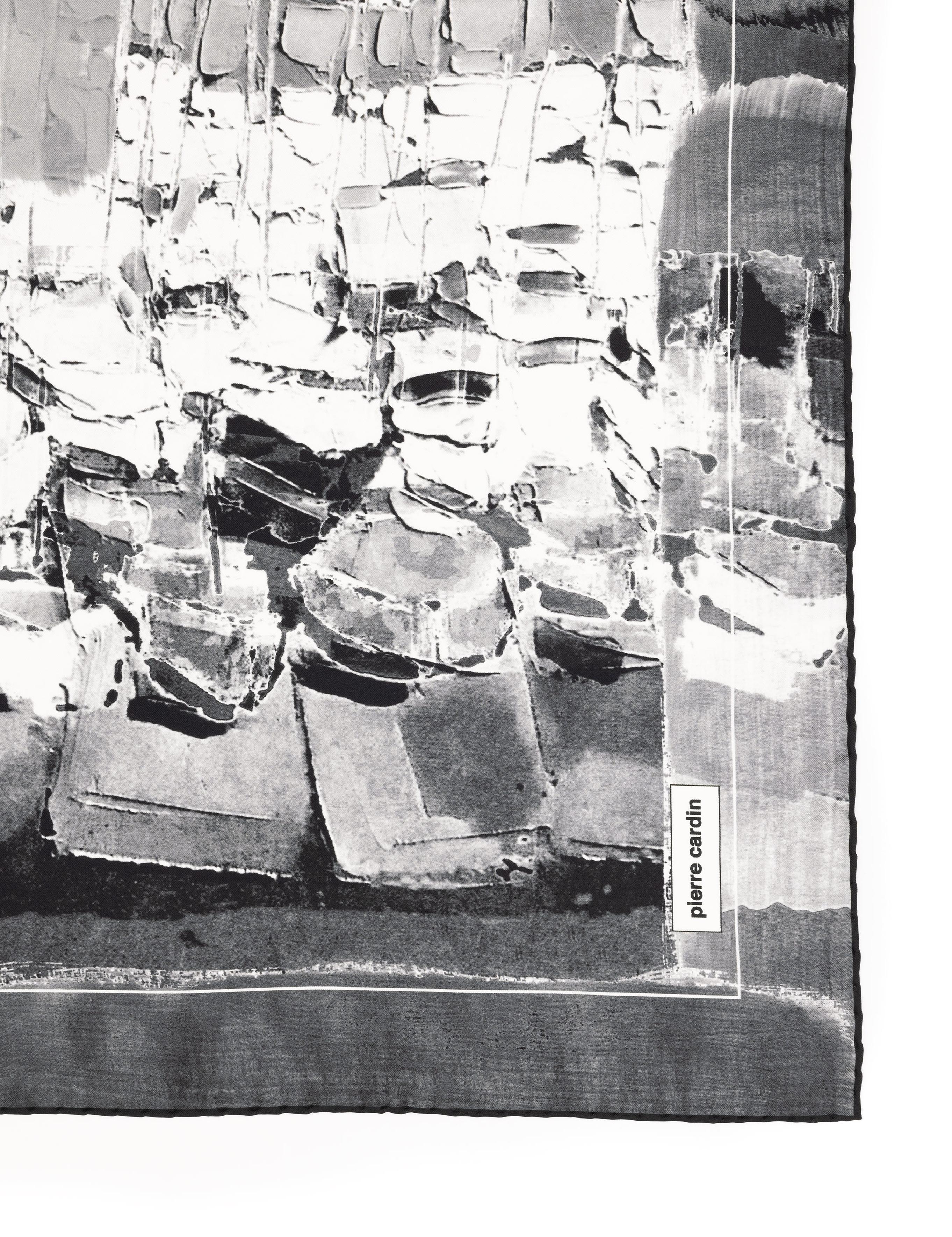 Siyah İpek Tivil Eşarp