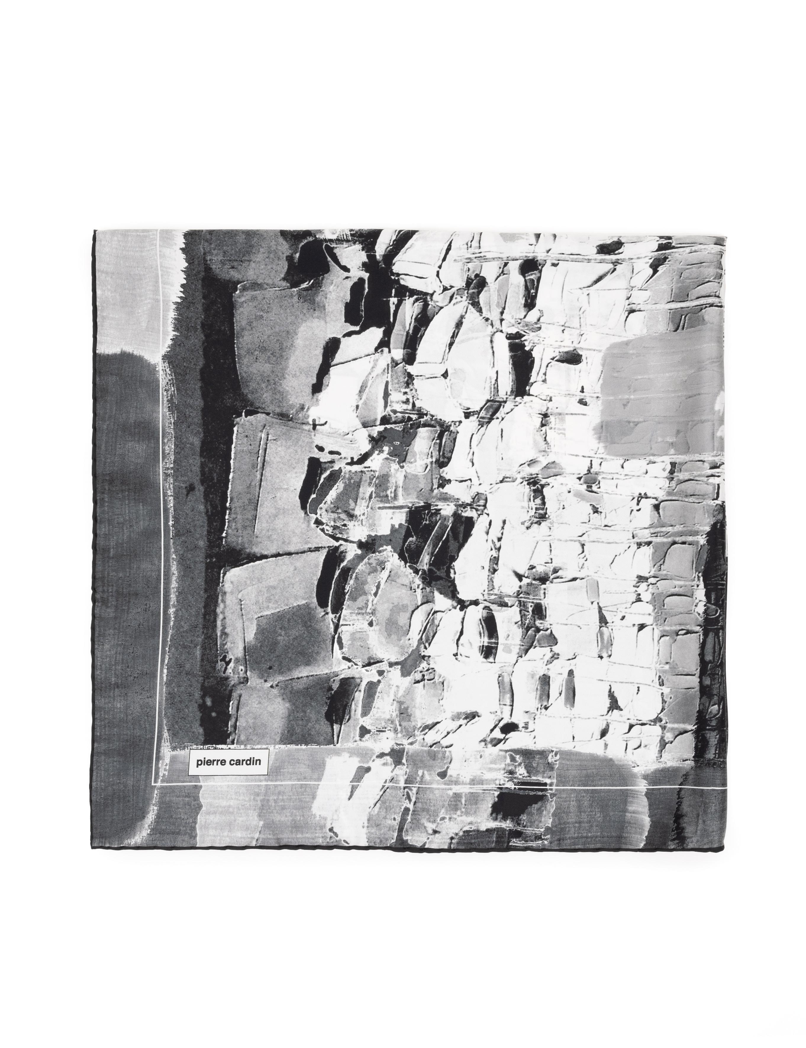 Siyah İpek Tivil Eşarp