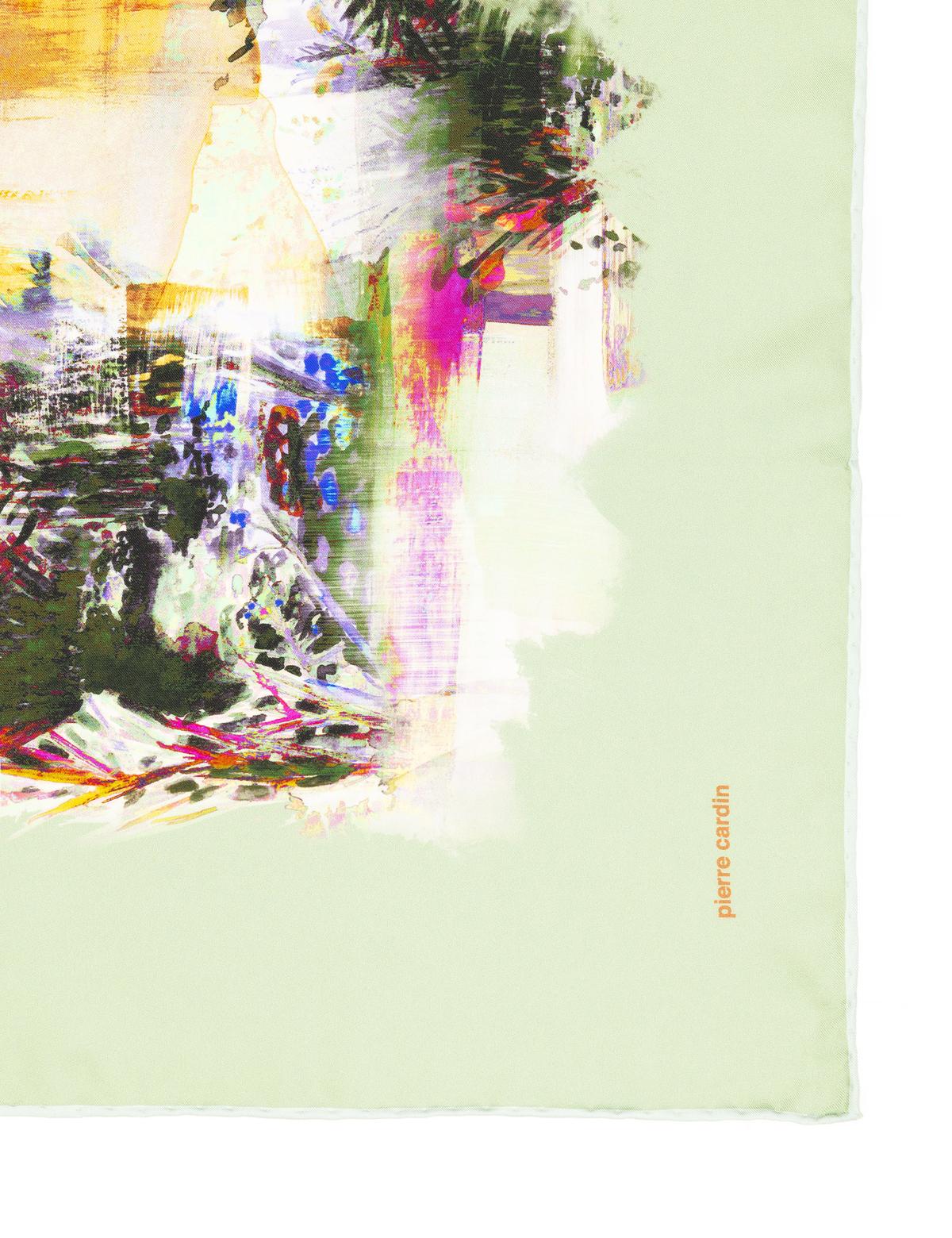 Yeşil İpek Tivil Eşarp - 50302695003