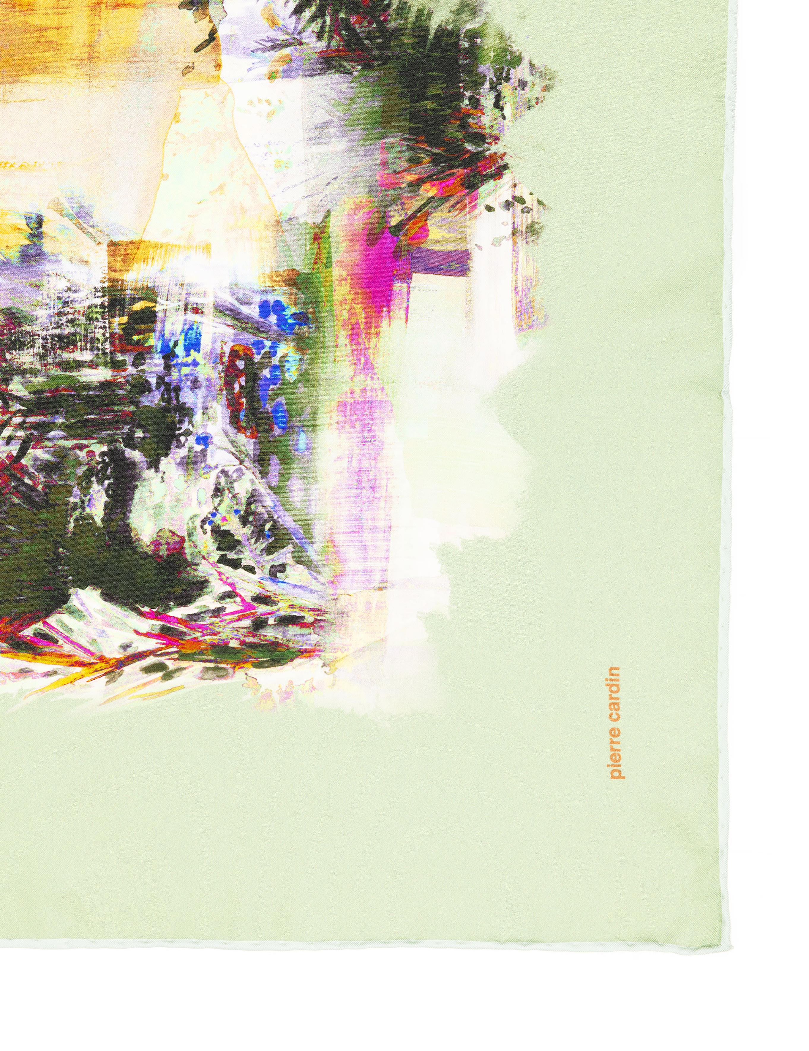 Yeşil İpek Tivil Eşarp