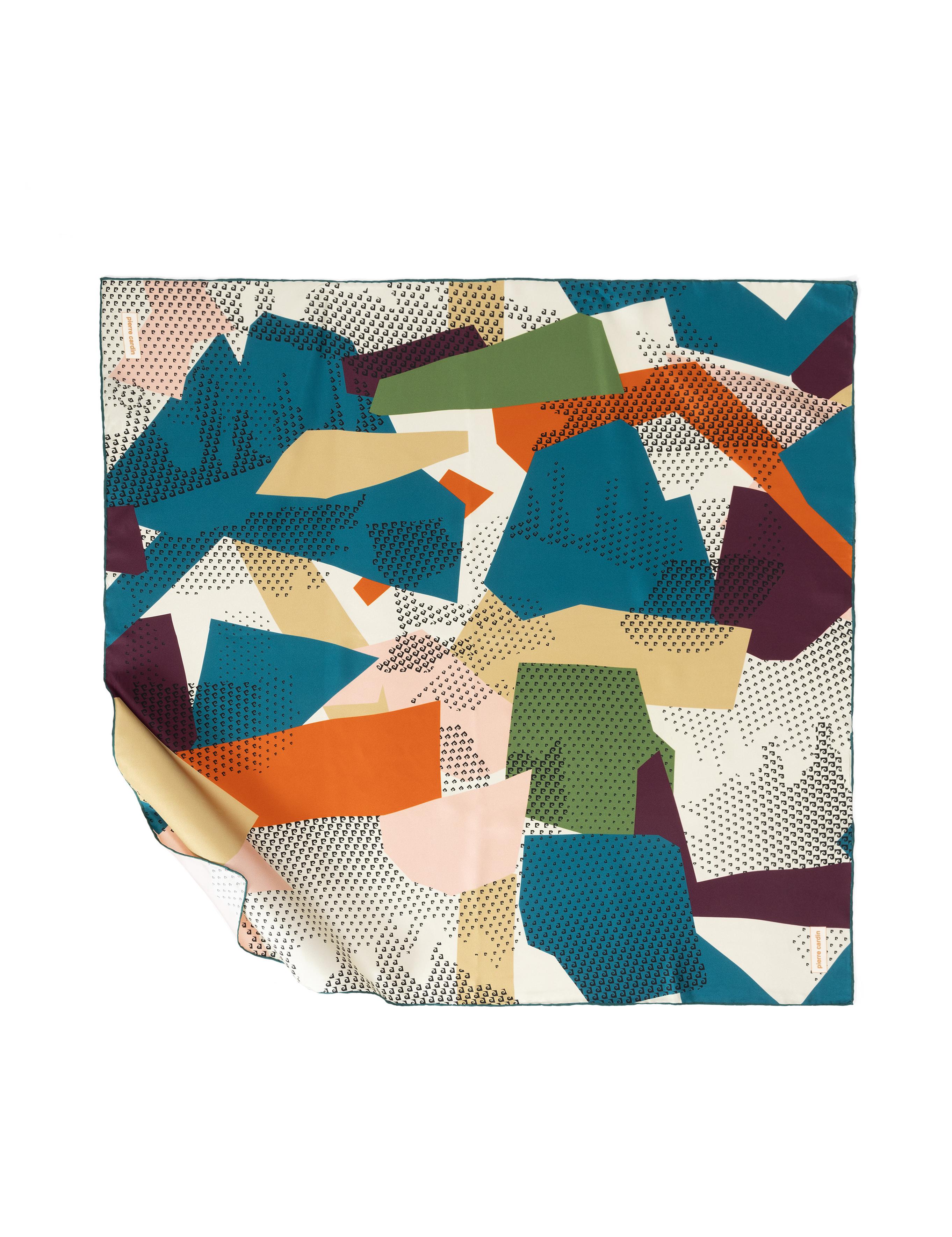 Bej İpek Tivil Eşarp