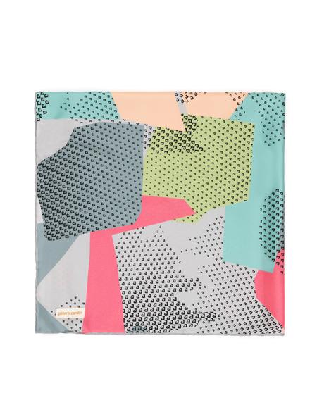 Mavi İpek Tivil Eşarp - 50302696003