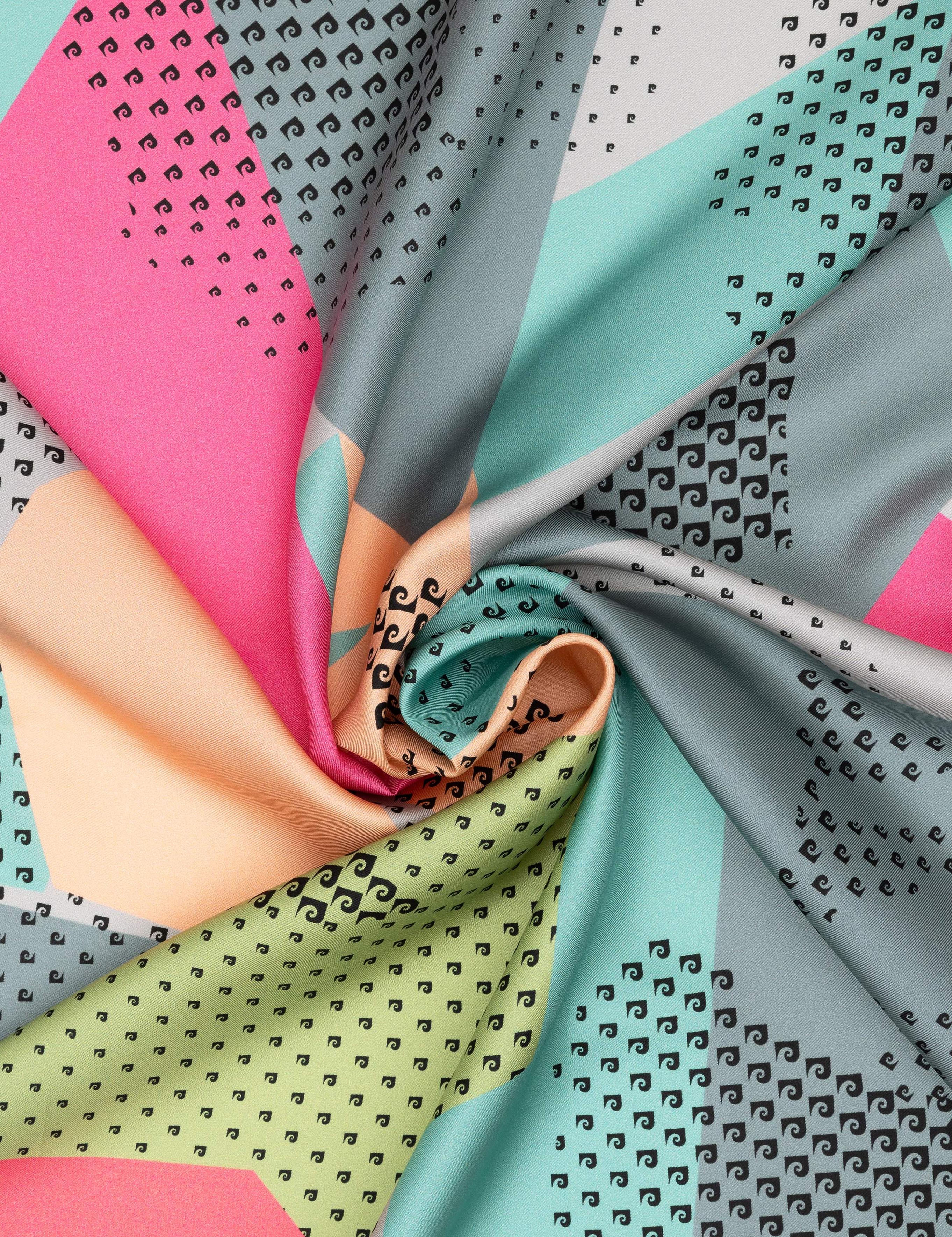 Mavi İpek Tivil Eşarp