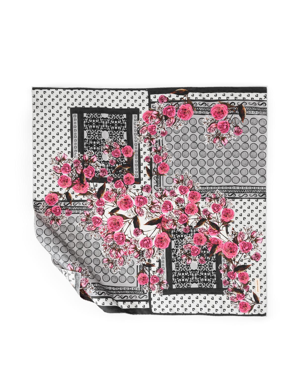 Gri İpek Tivil Eşarp