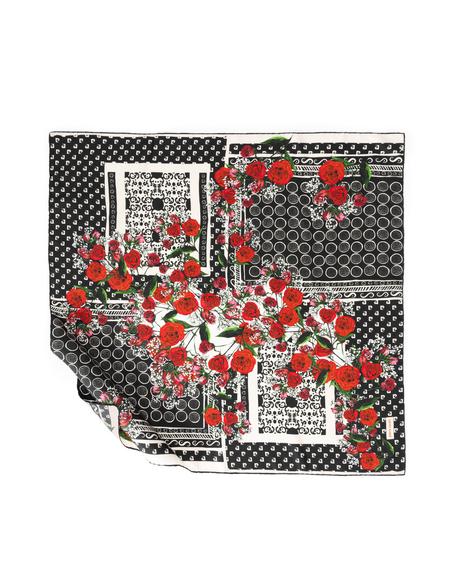 Siyah İpek Tivil Eşarp - 50302697005