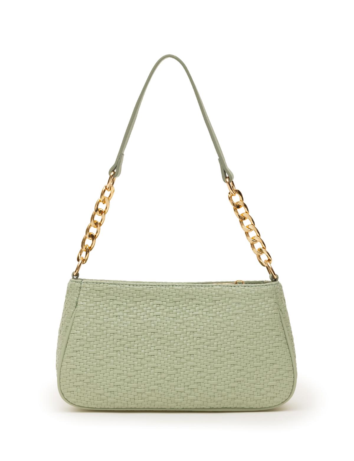 Su Yeşili Omuz Çanta - 50297630002