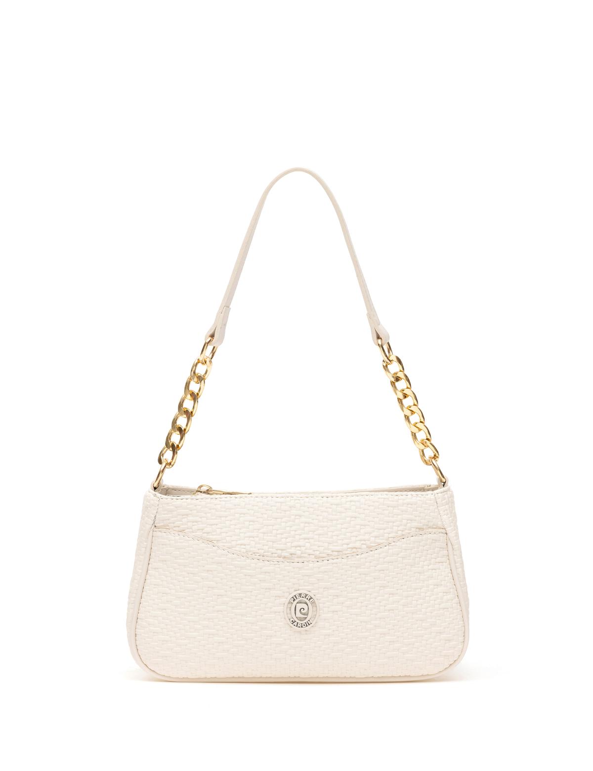 Ekru Omuz Çanta - 50297630005