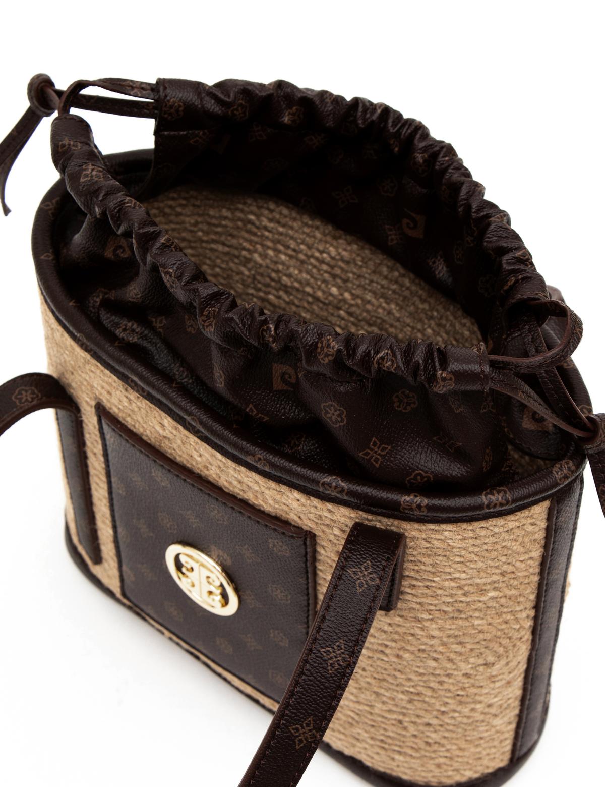 Bej Büzgülü Çanta - 50297658002