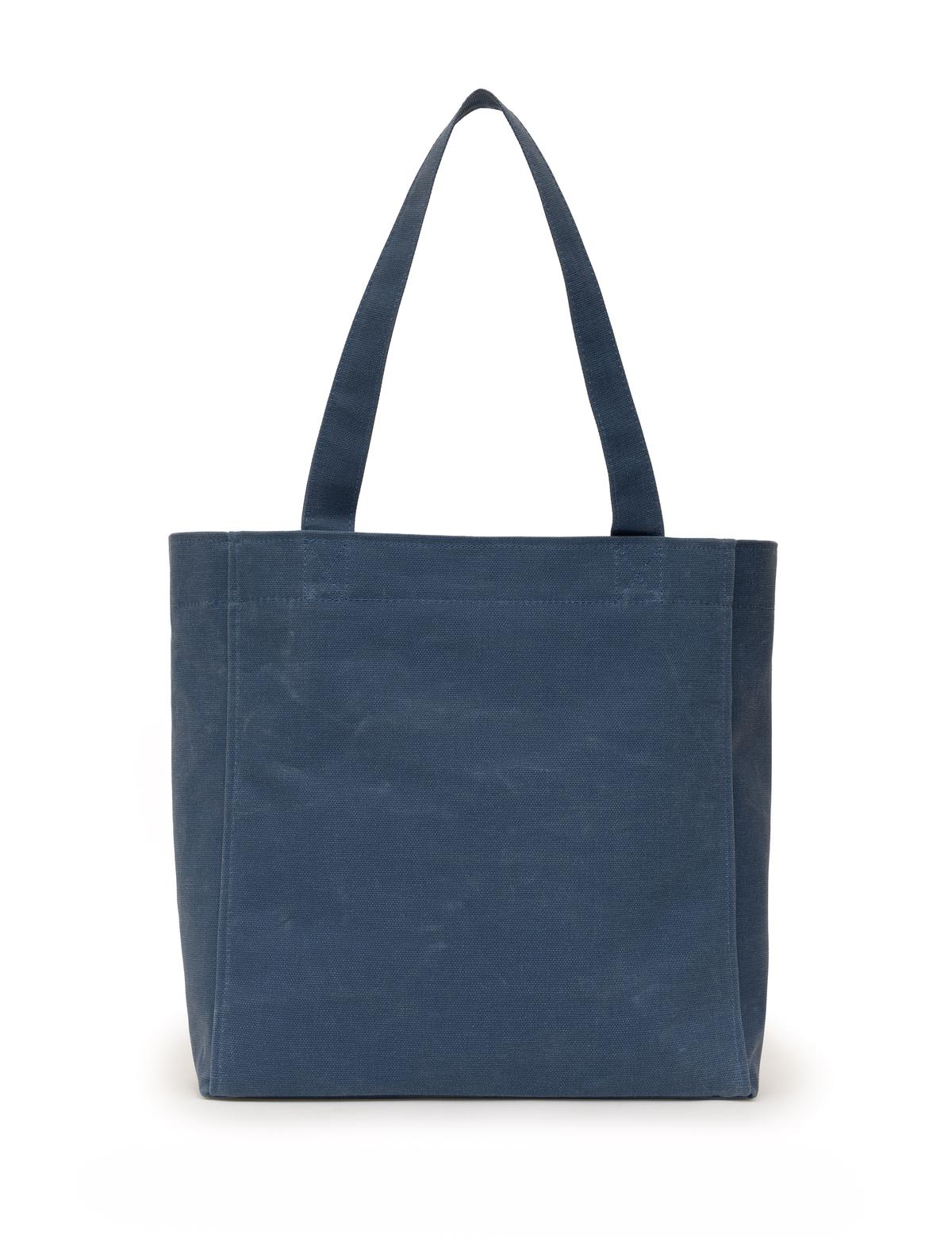 Lacivert Kanvas Çanta - 50297749001