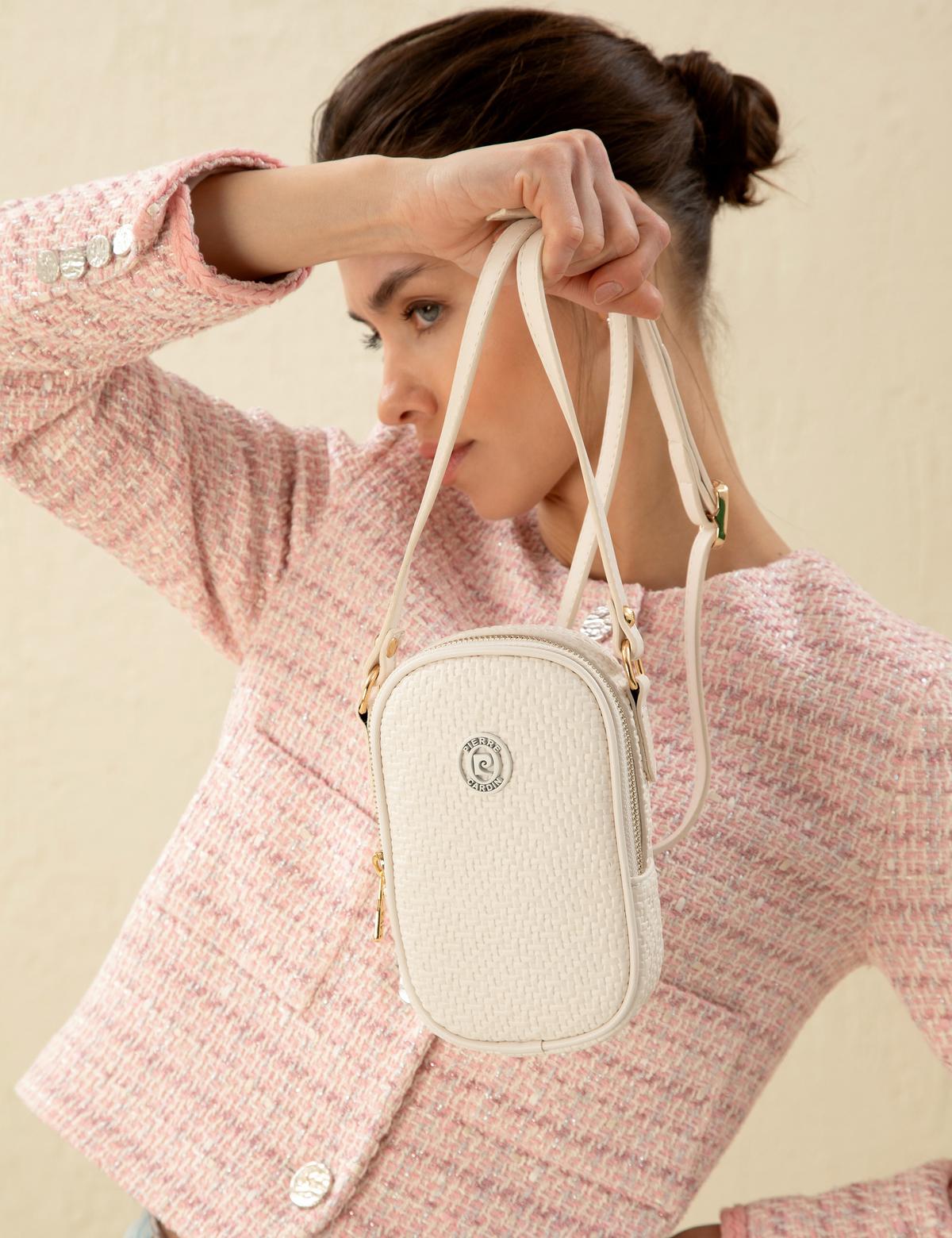 Ekru Çapraz Çanta - 50297636005