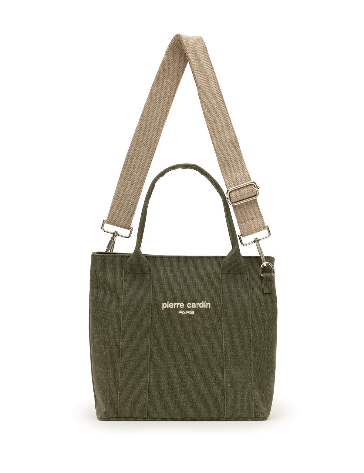 Haki Kanvas Çanta - 50297748002