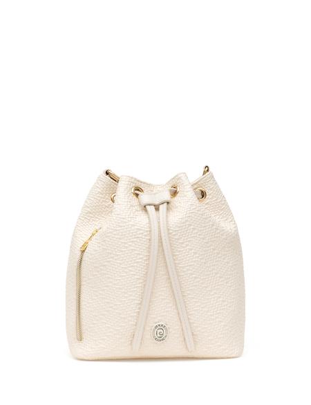 Ekru Büzgülü Çanta - 50297634005