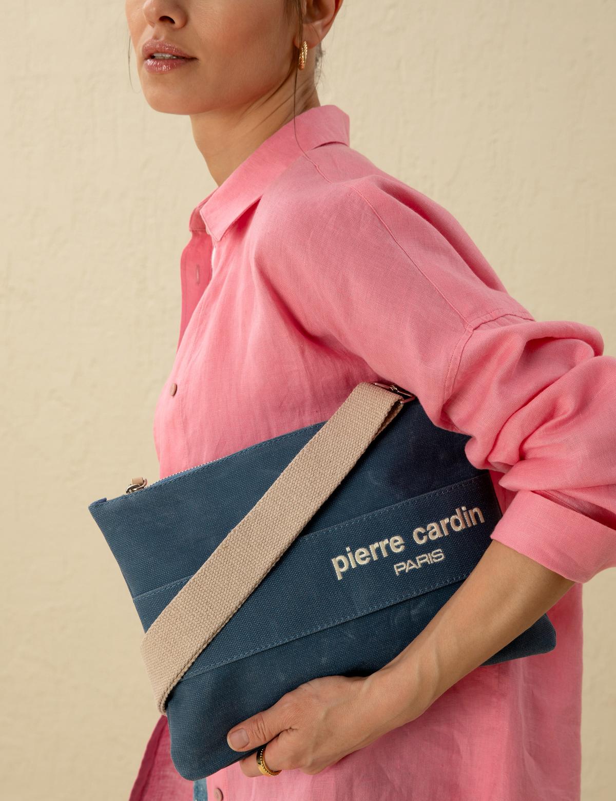 Lacivert Kanvas Çanta - 50297747001