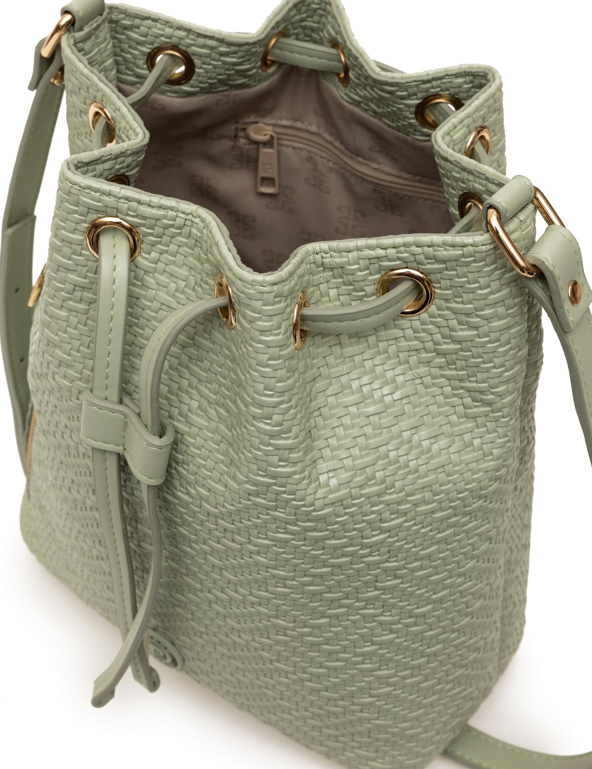 Su Yeşili Büzgülü Çanta - 50297634002