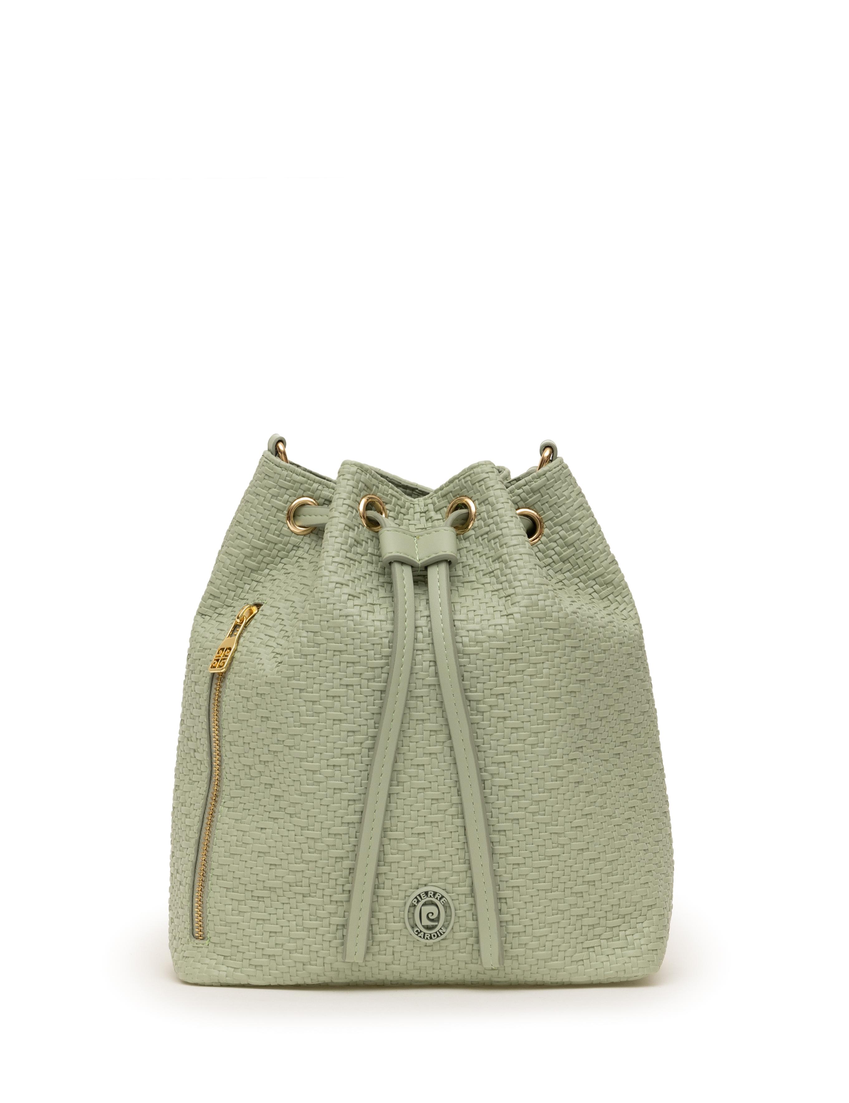 Su Yeşili Büzgülü Çanta