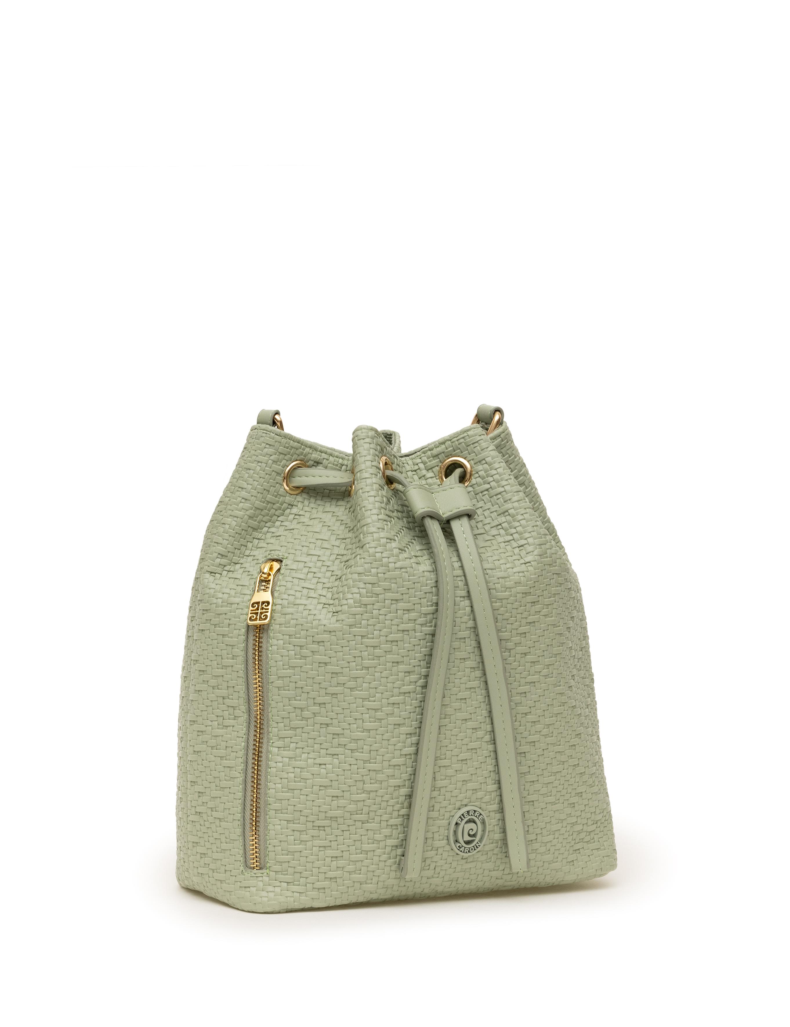 Su Yeşili Büzgülü Çanta