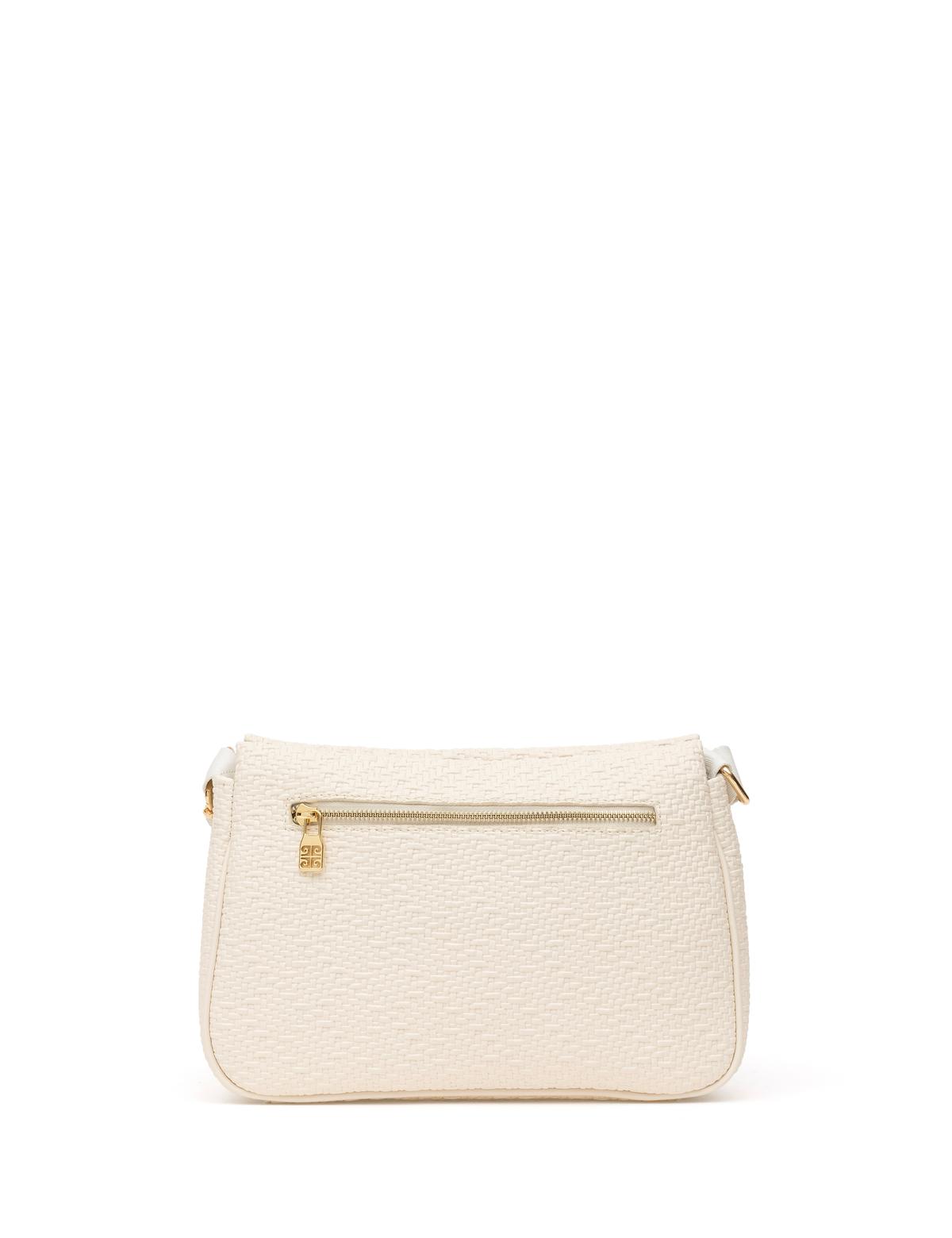 Ekru Çapraz Çanta - 50297638005