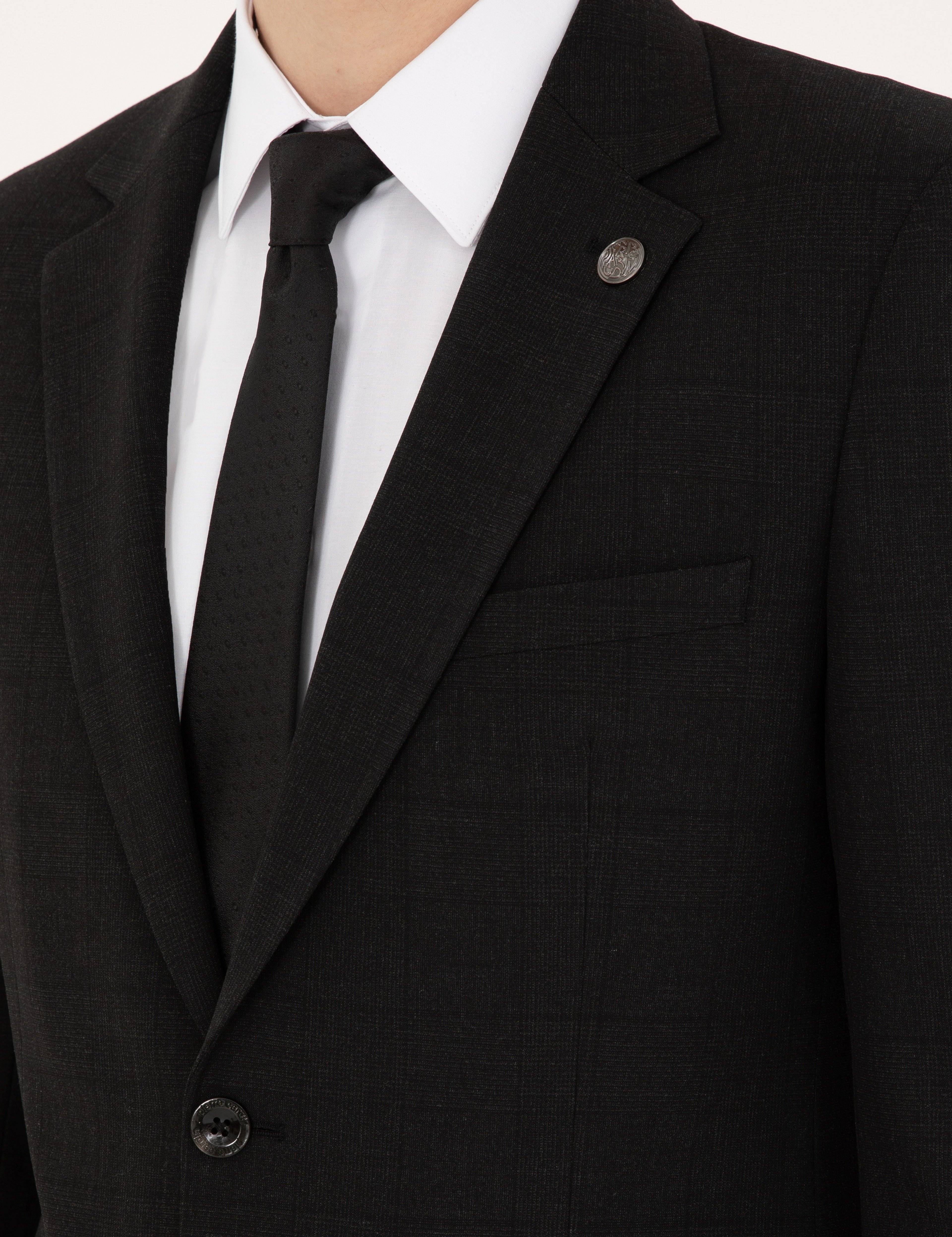 Antrasit Extra Slim Fit Takım Elbise - Image 7