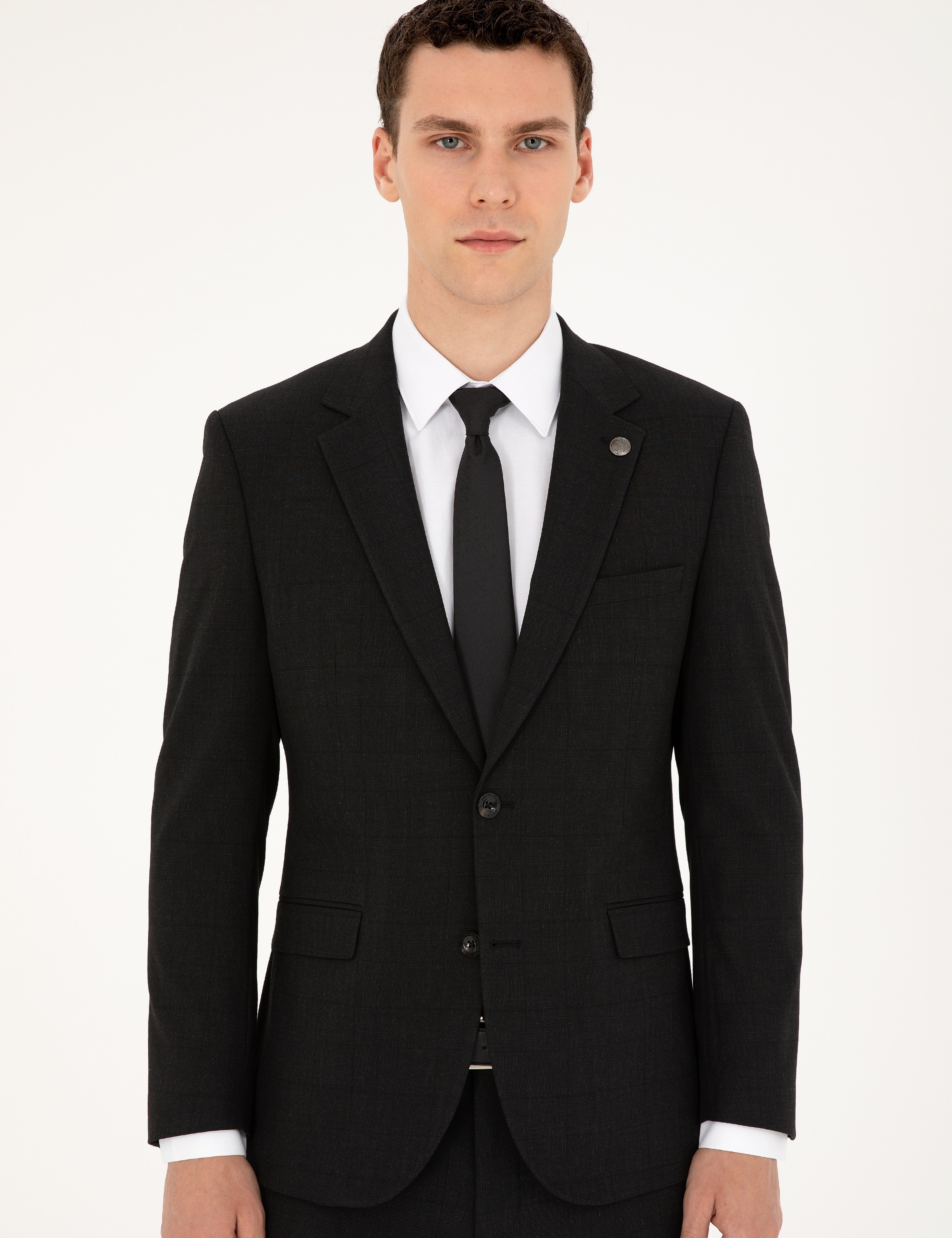 Antrasit Extra Slim Fit Takım Elbise - Image 3