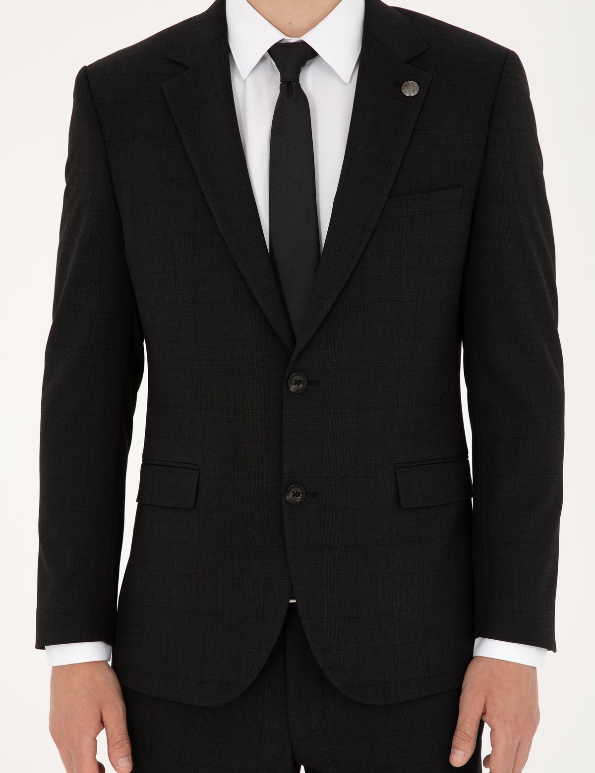 Antrasit Ex. Slim Fit Takım Elbise - 50295233005