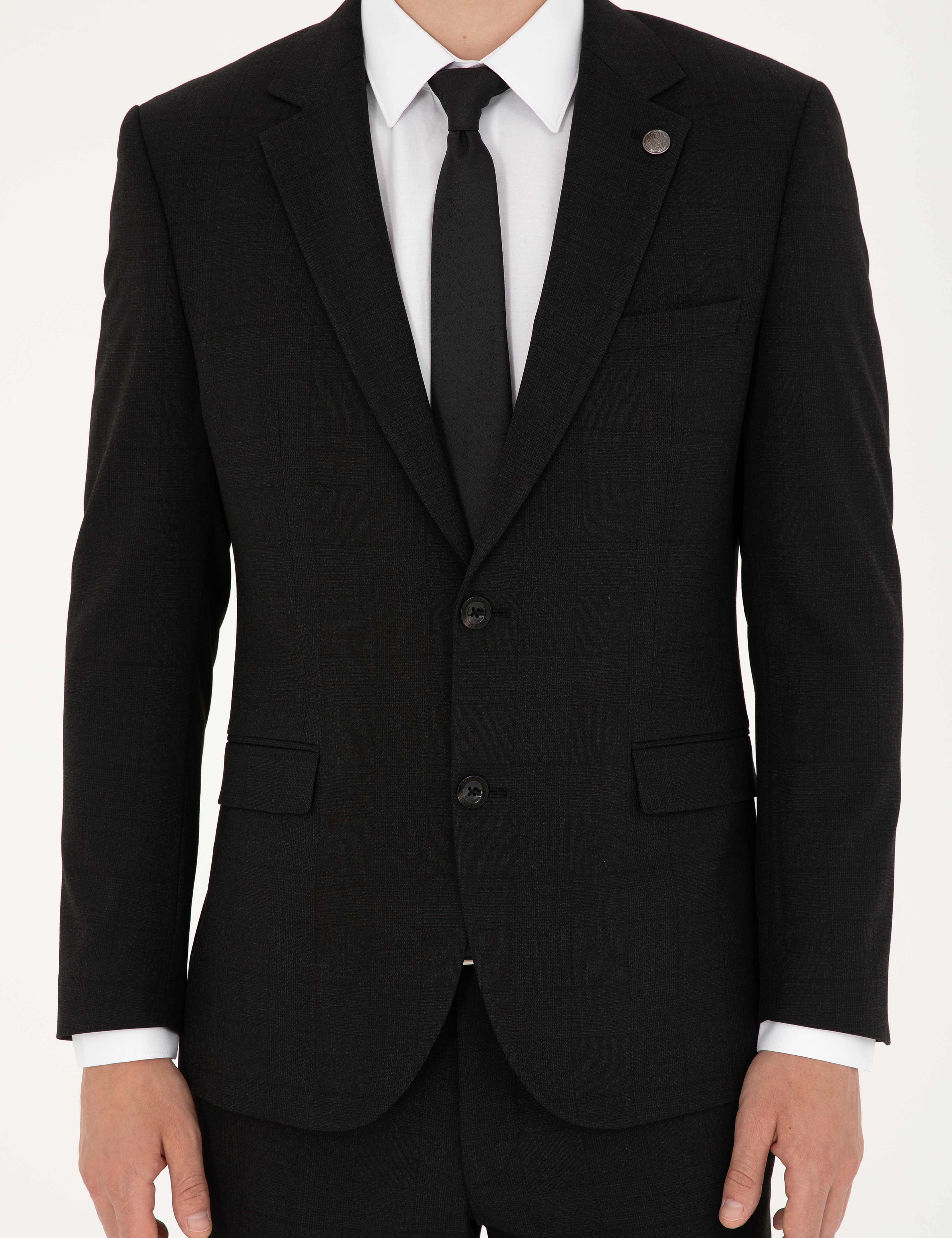 Antrasit Extra Slim Fit Takım Elbise - Image 6