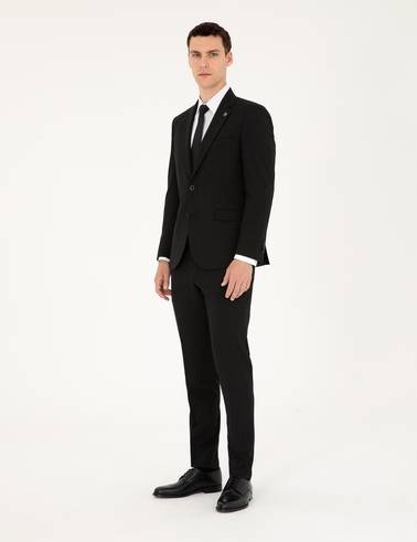 Antrasit Extra Slim Fit Takım Elbise