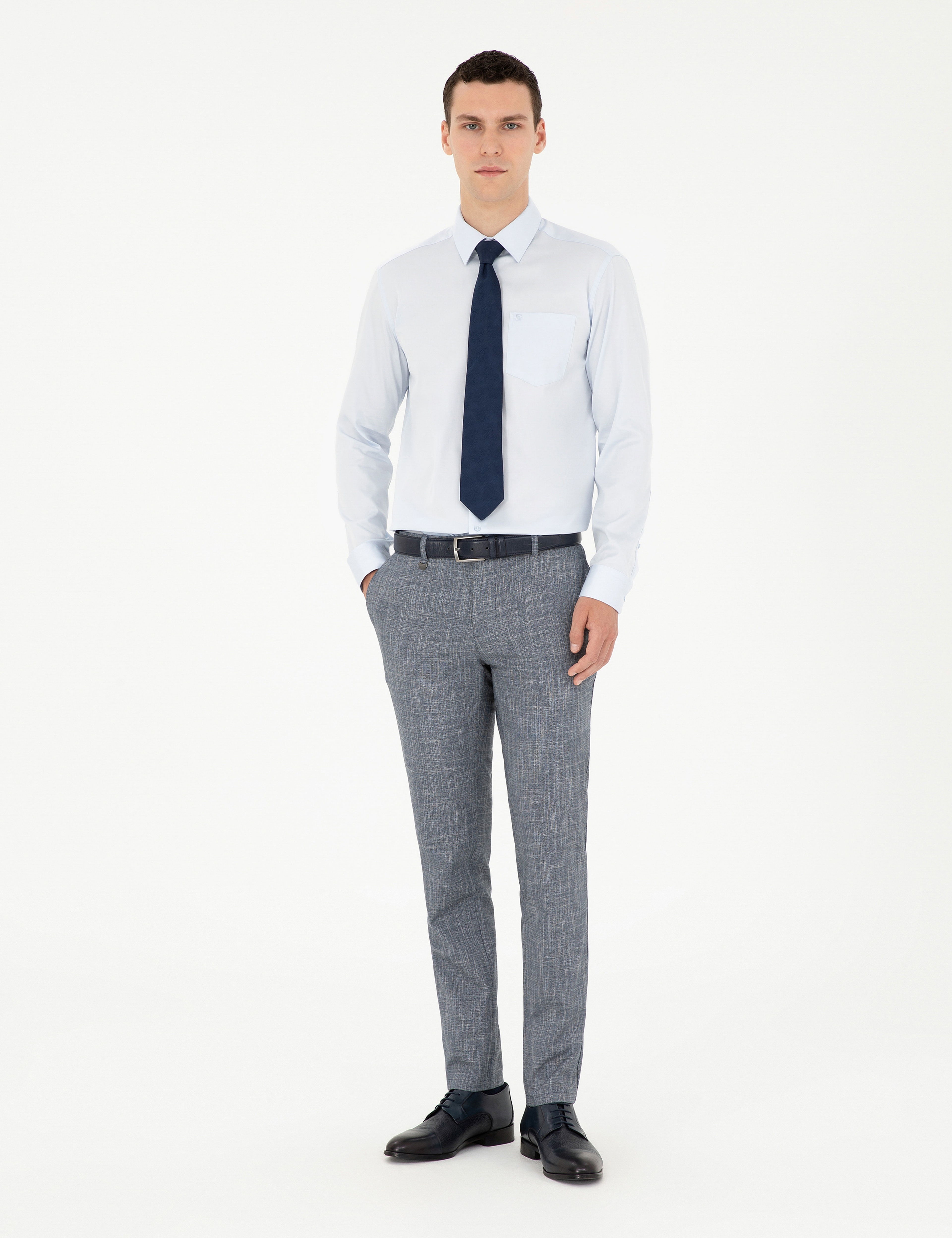 Saks Ex. Slim Fit Kumaş Pantolon - Image 3