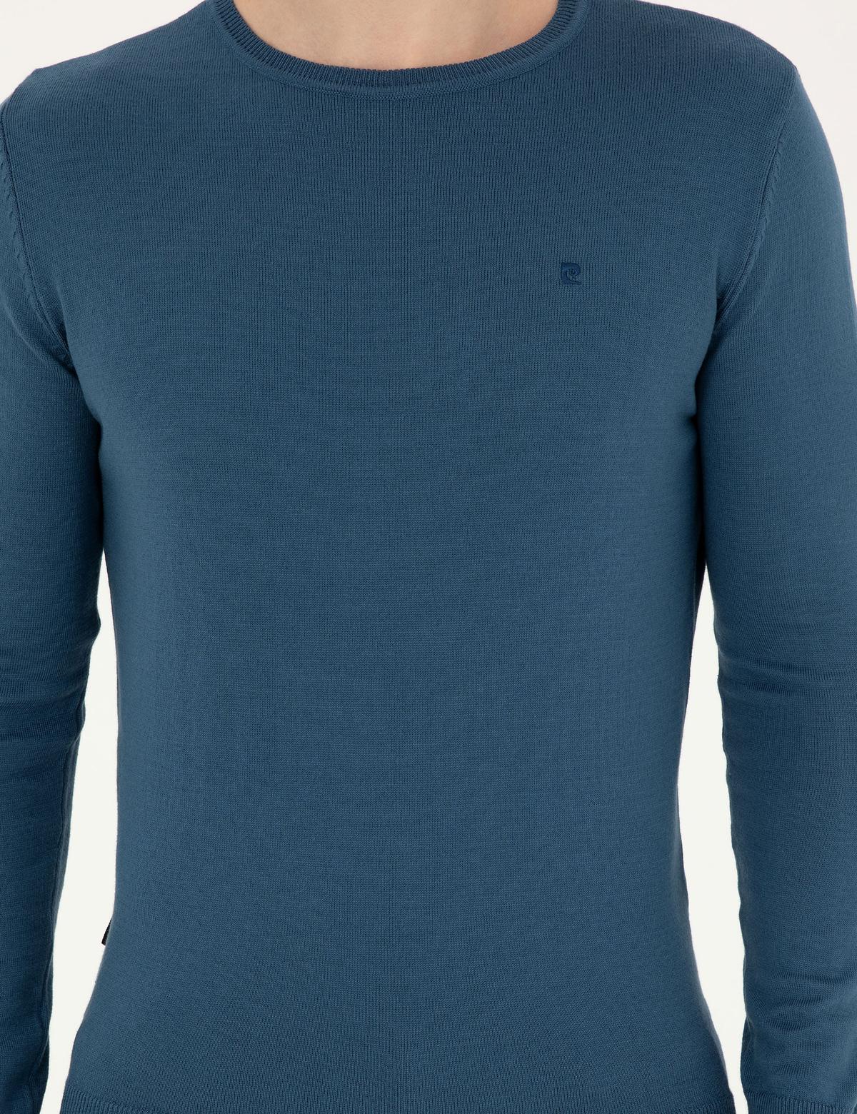 Kobalt Slim Fit Bisiklet Yaka Basic Triko Kazak - 50296621057