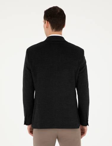 Antrasit Slim Fit Ceket
